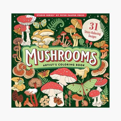Coloring Book-Mushrooms