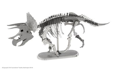 Metal Earth Triceratops Skeleton Model