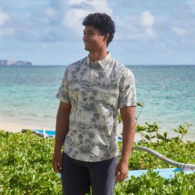 Island Paradise - Button Front Men&#39;s Shirt