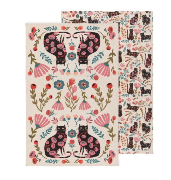 Dishtowel Set of 2 - Catbloom