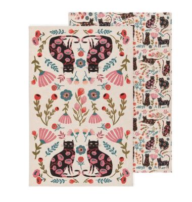 Dishtowel Set of 2 - Catbloom