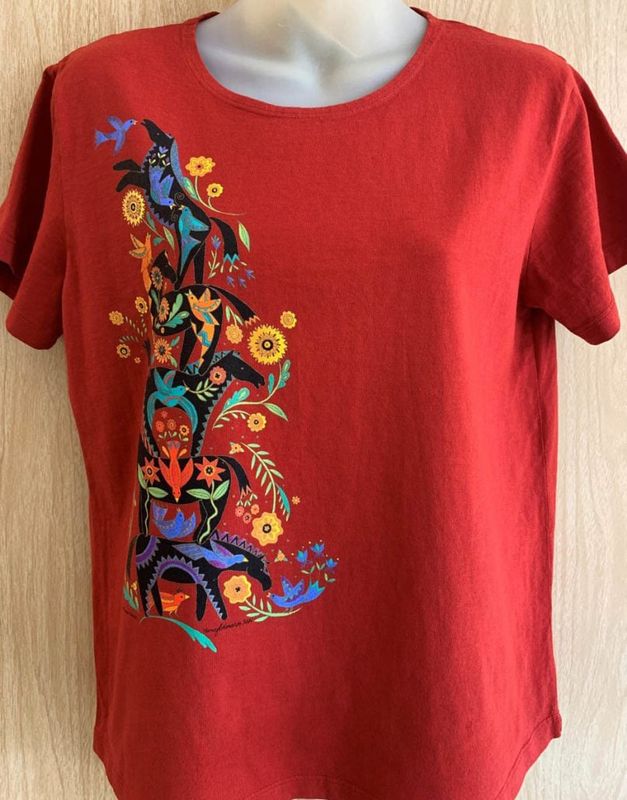 Sabaku Women&#39;s Boutique Tee, Sunflower Totem