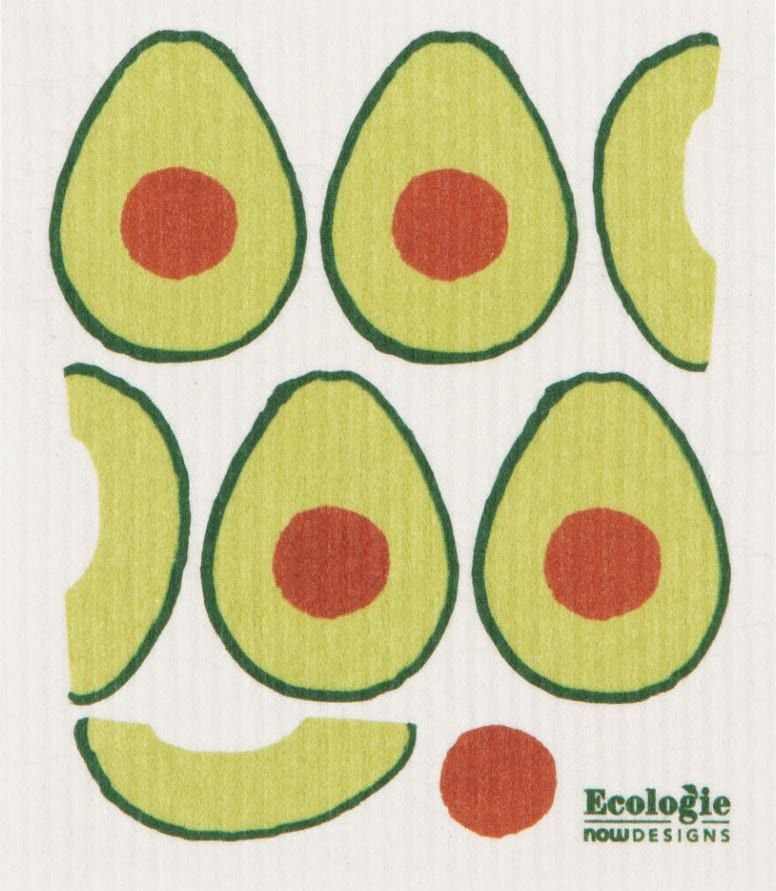 Swedish Dishcloth - Avocados