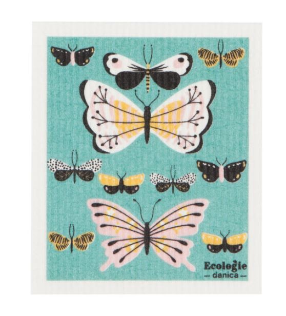 Swedish Dishcloth - Butterflies