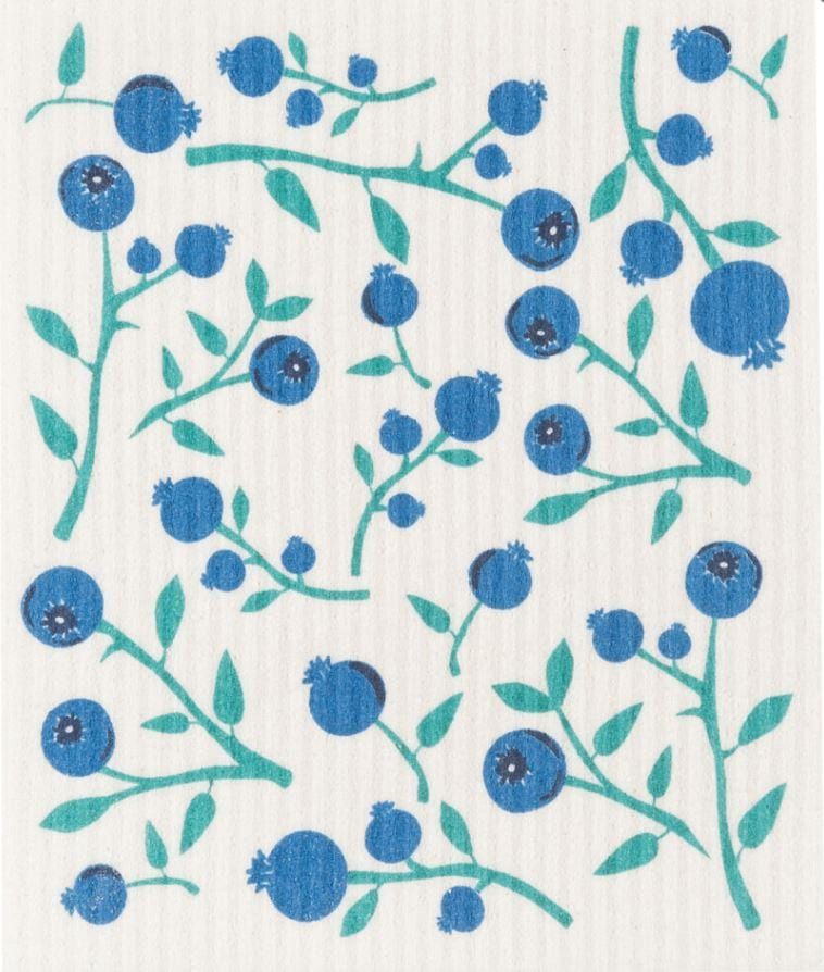 Swedish Dishcloth - Blueberries
