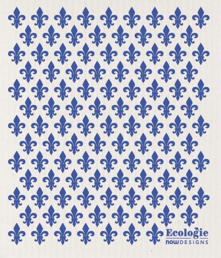 Swedish Dishcloth - Fleur De Lis