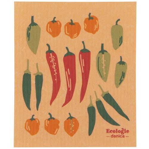 Swedish Dishcloth - Chili Pepper