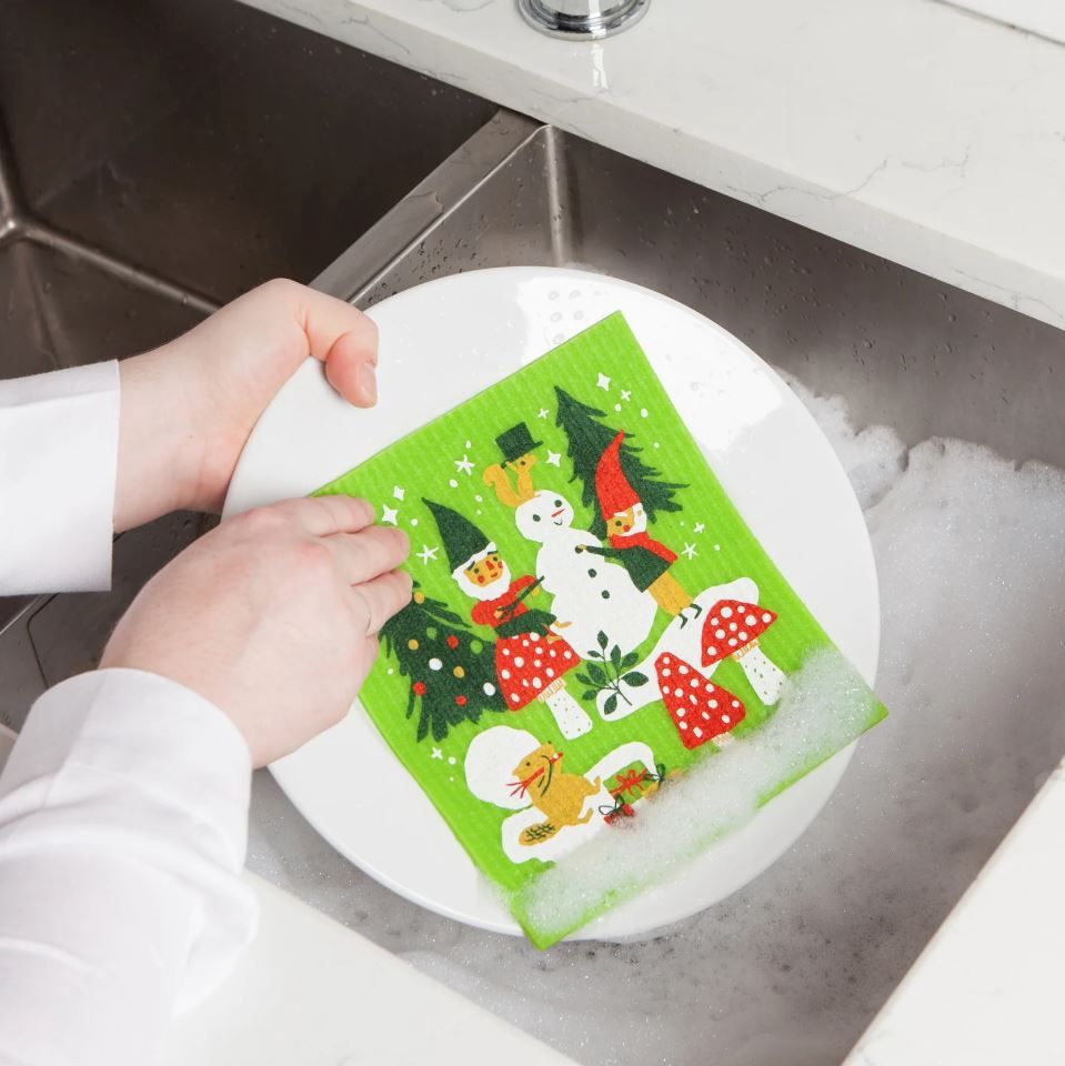 Swedish Dishcloth - Gnome for Holidays