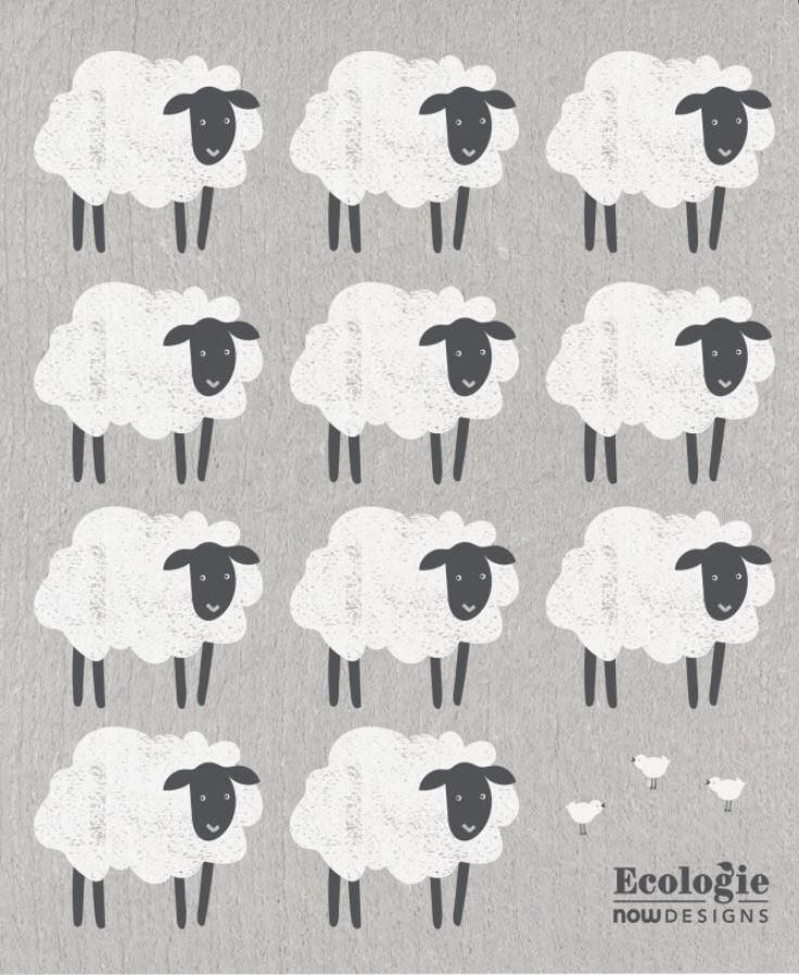 Swedish Dishcloth - Count Sheep