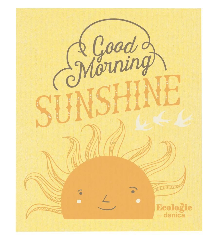 Swedish Dishcloth - Good Morning Sunshine