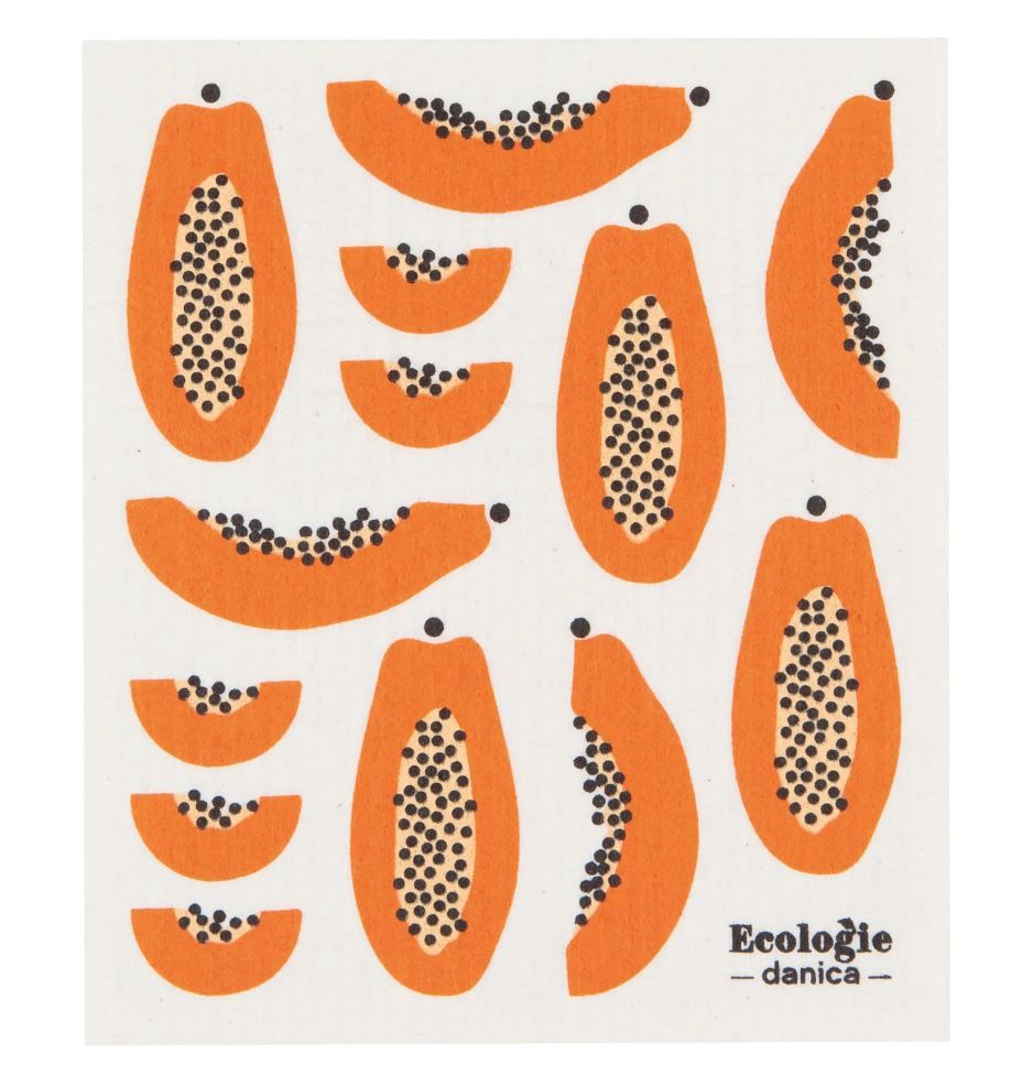 Swedish Dishcloth - Papaya
