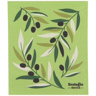 Swedish Dishcloth - Olives