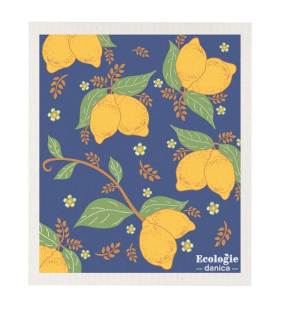 Swedish Dishcloth - Provencal Lemons