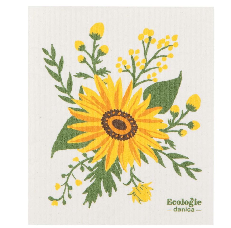 Swedish Dishcloth - Sunflower Splendor