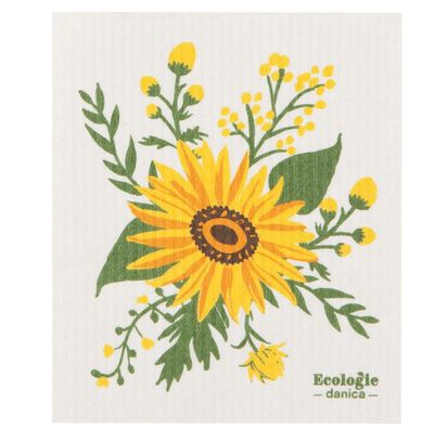 Swedish Dishcloth - Sunflower Splendor
