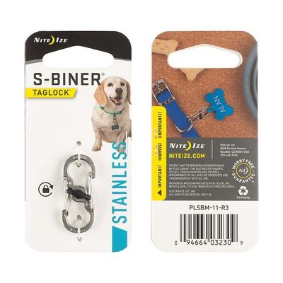 Nite Ize S-Biner Taglock Stainless Steel