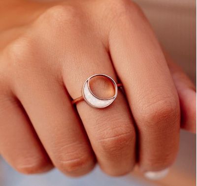 Ring,Eclipse Rose Gold