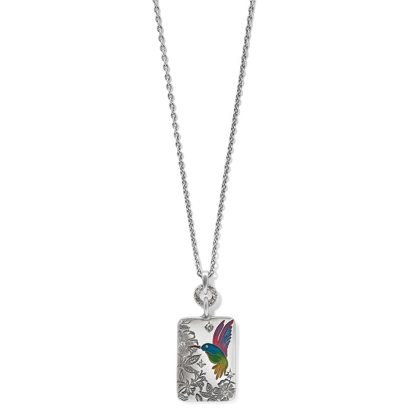 Garden&#39;s Splendour Hummingbird Necklace