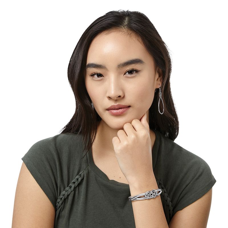Interlok Hinged Bangle Bracelet