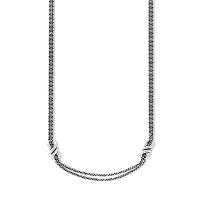 Interlok Twist Double Necklace