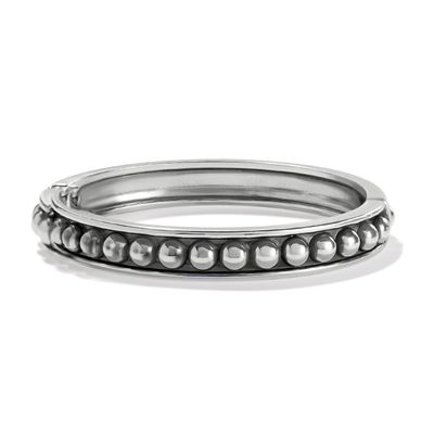 Pretty Tough Stud Hinged Bangle Bracelet