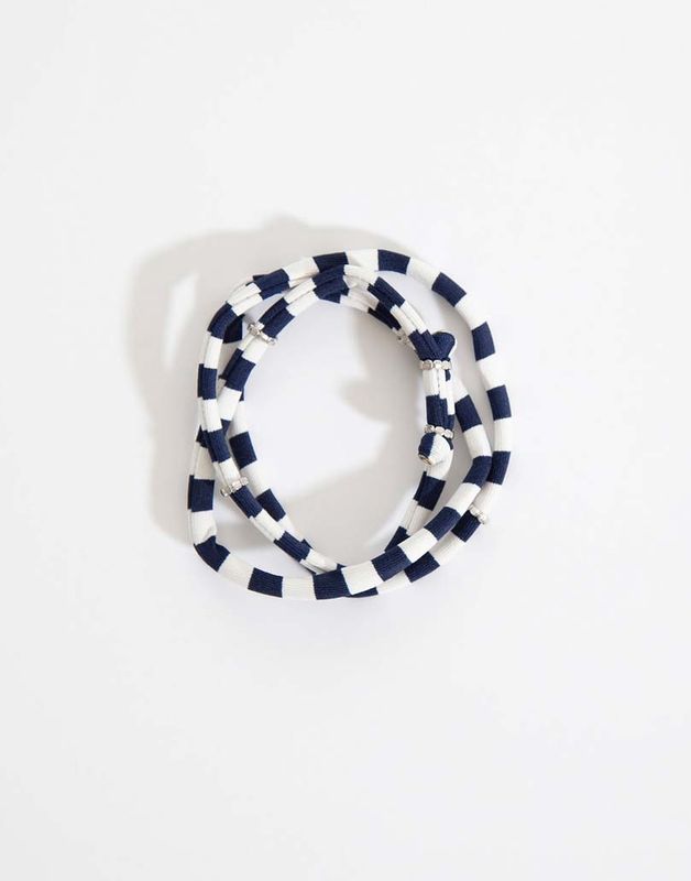 Water Bracelet - Navy Stripe