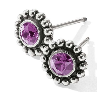 Twinkle Mini Post Earring - Amethyst