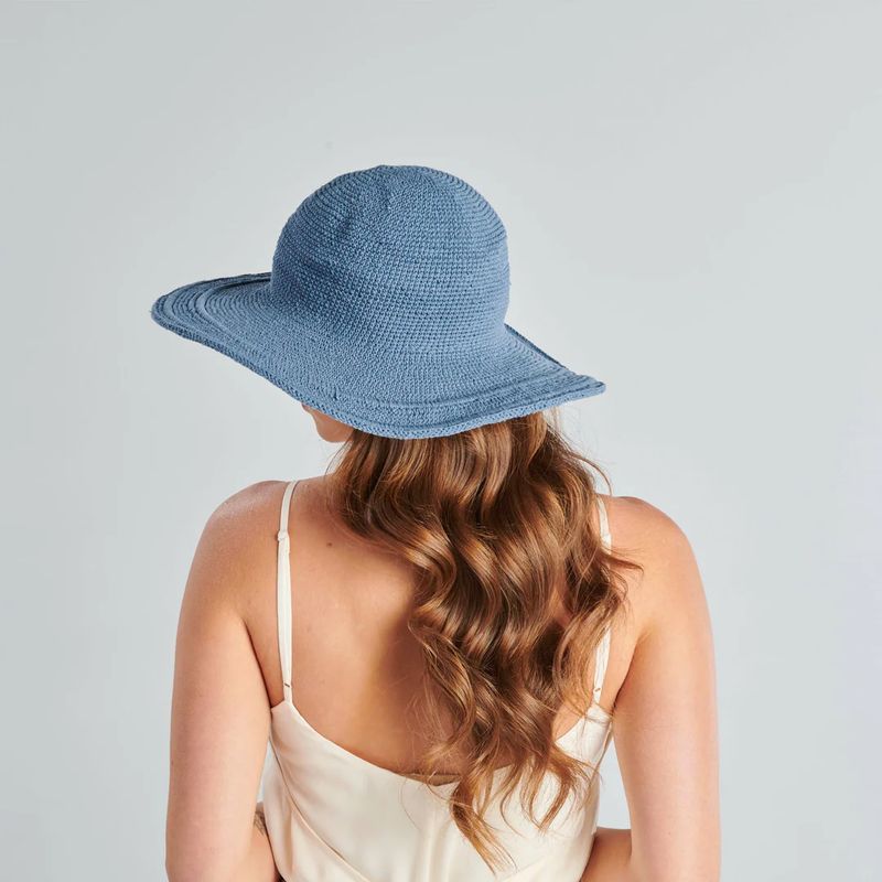 Crochet Women&#39;s Floppy with 4-Inch Brim