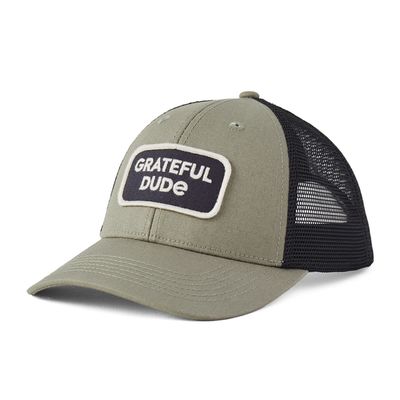 Adult Unisex Clean Grateful Dude Patch Trucker Cap