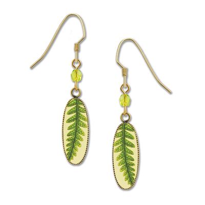 Green leaf in Oval Lace Setting-LT