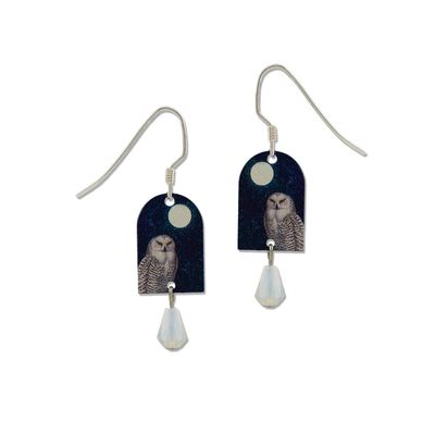 Owl on Tag w/Dangle-LT