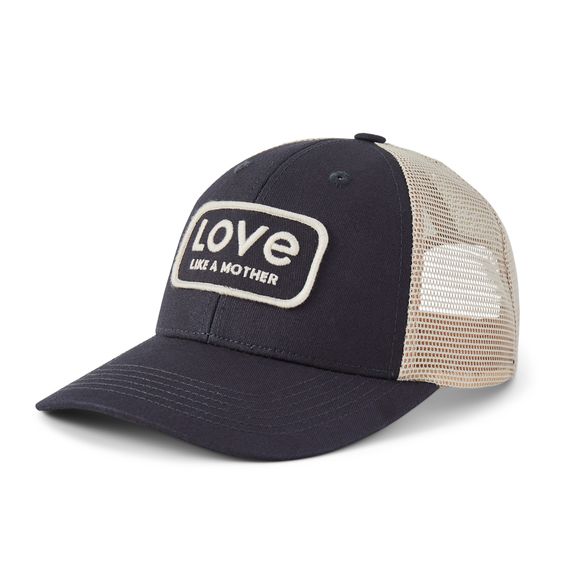 Adult Unisex Clean Love Like A Mother Patch Trucker Hat