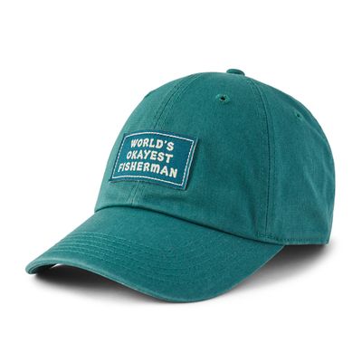 Adult Unisex Vintage World&#39;s Okayest Fisherman Chill Cap