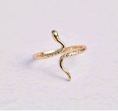 Ring, Snake Gold