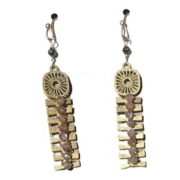 Tribal Flower w/Choco Moonstone