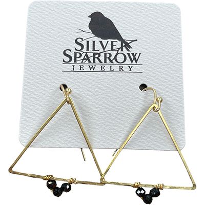 Brass Triangle w/Spinel