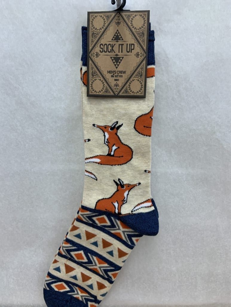 Men&#39;s Crew Socks, Like A Fox