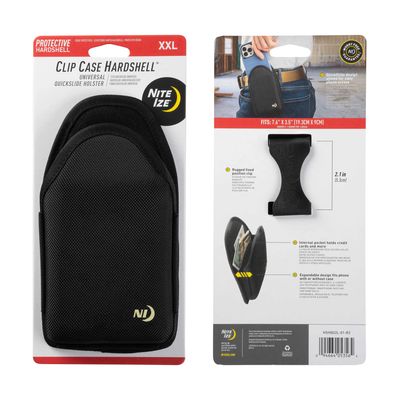 Nite Ize Clip Case Hardshell Universal Quickslide Phone Holster