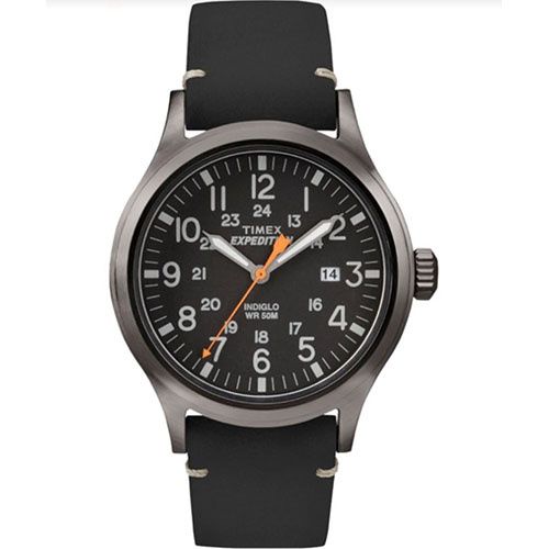 Timex Expedition Scout 40mm Leather Strap Watch