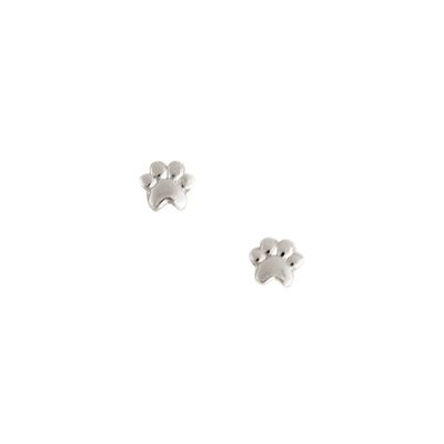 Little Paw Studs in Silver