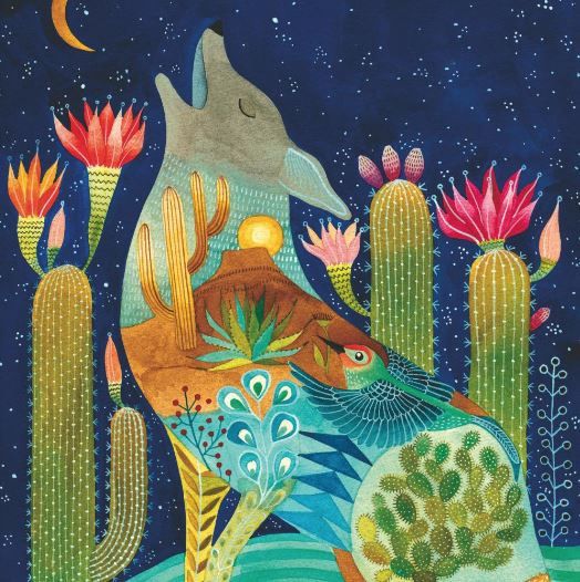Beverage Napkin - Coyote Dreams