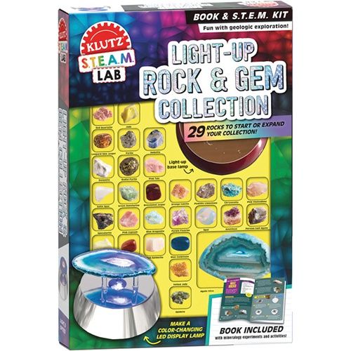 Light-Up Rock &amp; Gem Collection Activity Kit