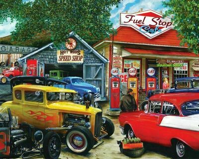 Puzzle - Hot Rod Cafe 1000 Piece