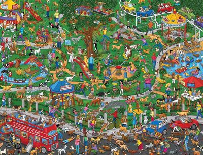 Puzzle - The Dog Park 500 Pcs