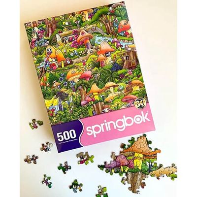 Puzzle - Fairytale Mushroom Forest 500 Piece
