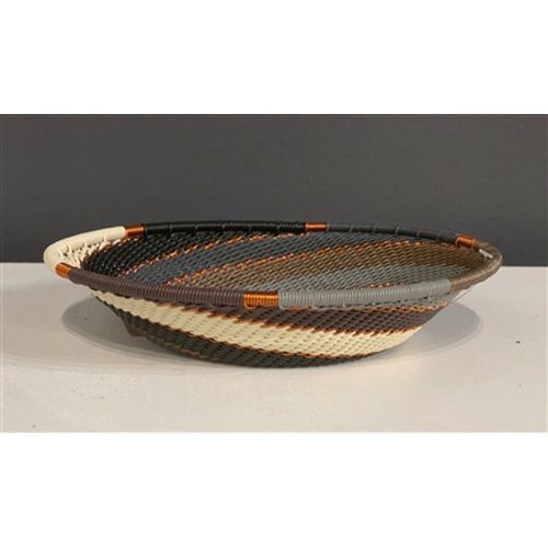 Bridge For Africa Telephone Wire Small Oval Bowl