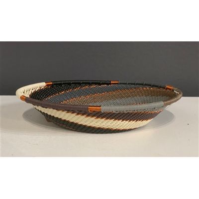 Bridge For Africa Telephone Wire Small Oval Bowl