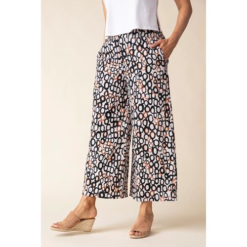 Linen Inner Circle Easy Flood Pant