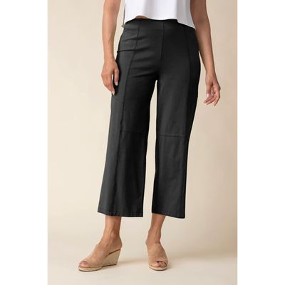 Denim Wash Knit Flood Pant