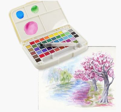 Peter Pauper Press Watercolor Field Kit